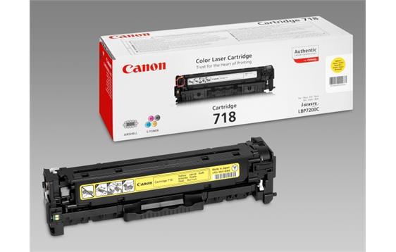 879730 Canon 2659B002 Toner CANON 718Y 2.9K gul 